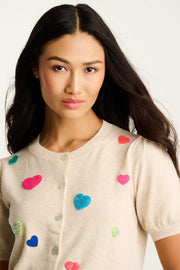 ROYAL FLUSH CARDI - Cardigan-LISA TODD