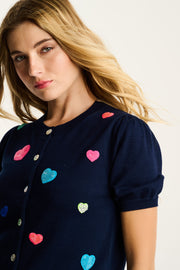 ROYAL FLUSH CARDI - Cardigan-LISA TODD