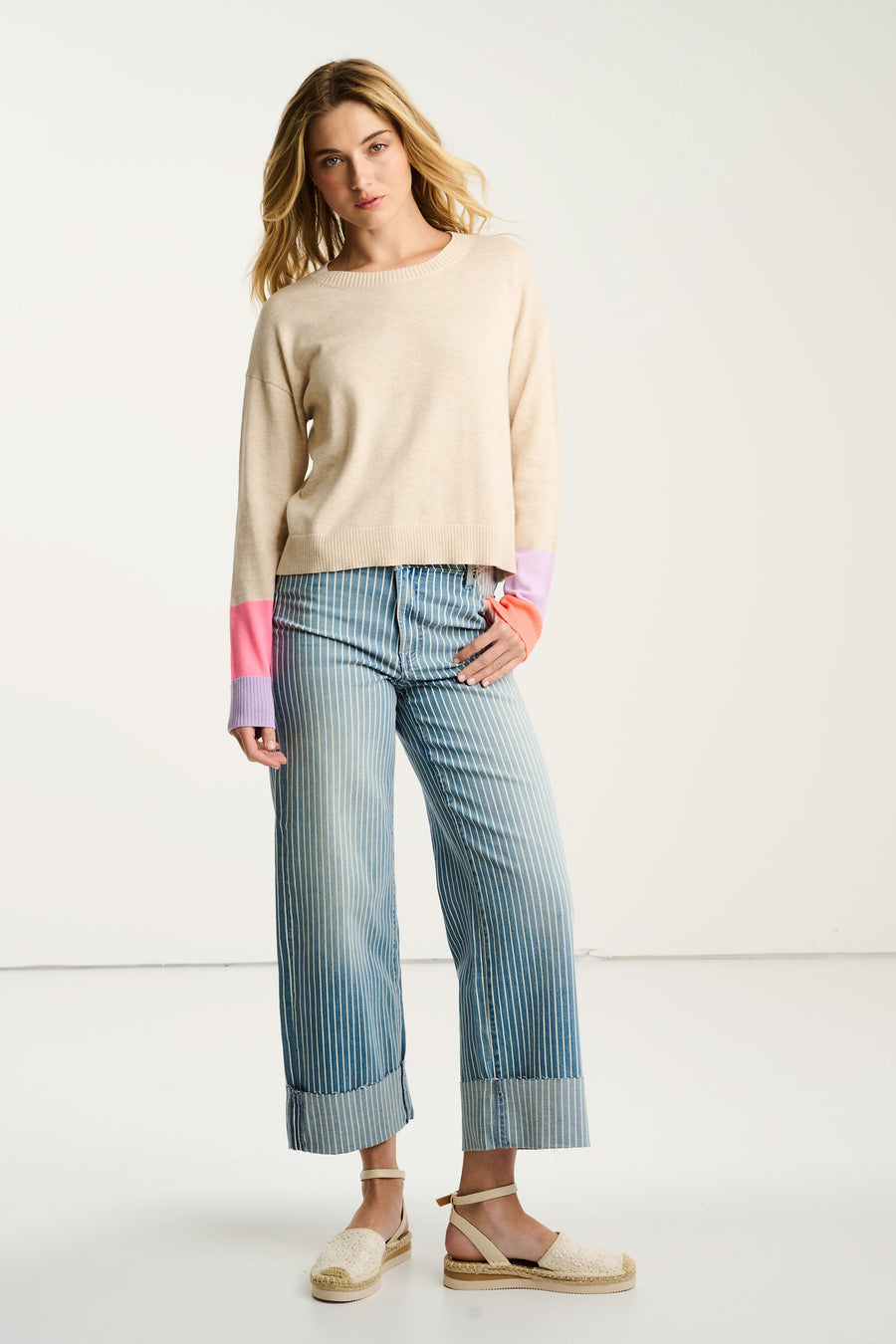 BLOCK PARTY SWEATER - Sweater-LISA TODD