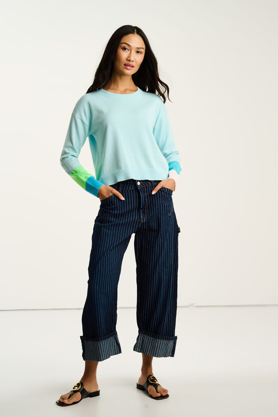 BLOCK PARTY SWEATER - Sweater-LISA TODD