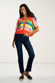 LUMINOSA STRIPED SWEATER - Sweater-LISA TODD