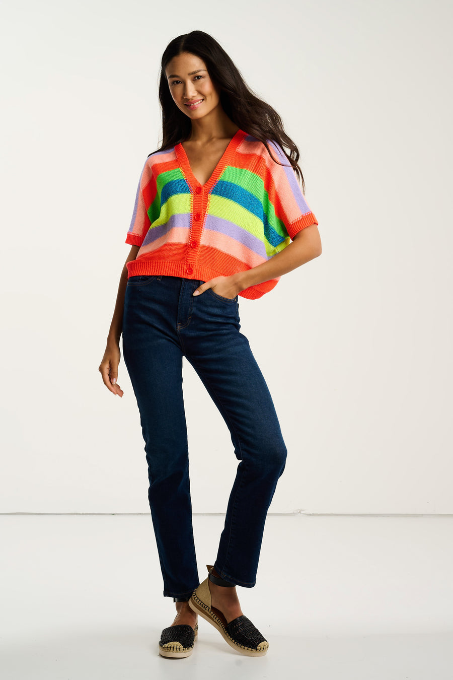 LUMINOSA STRIPED SWEATER - Sweater-LISA TODD