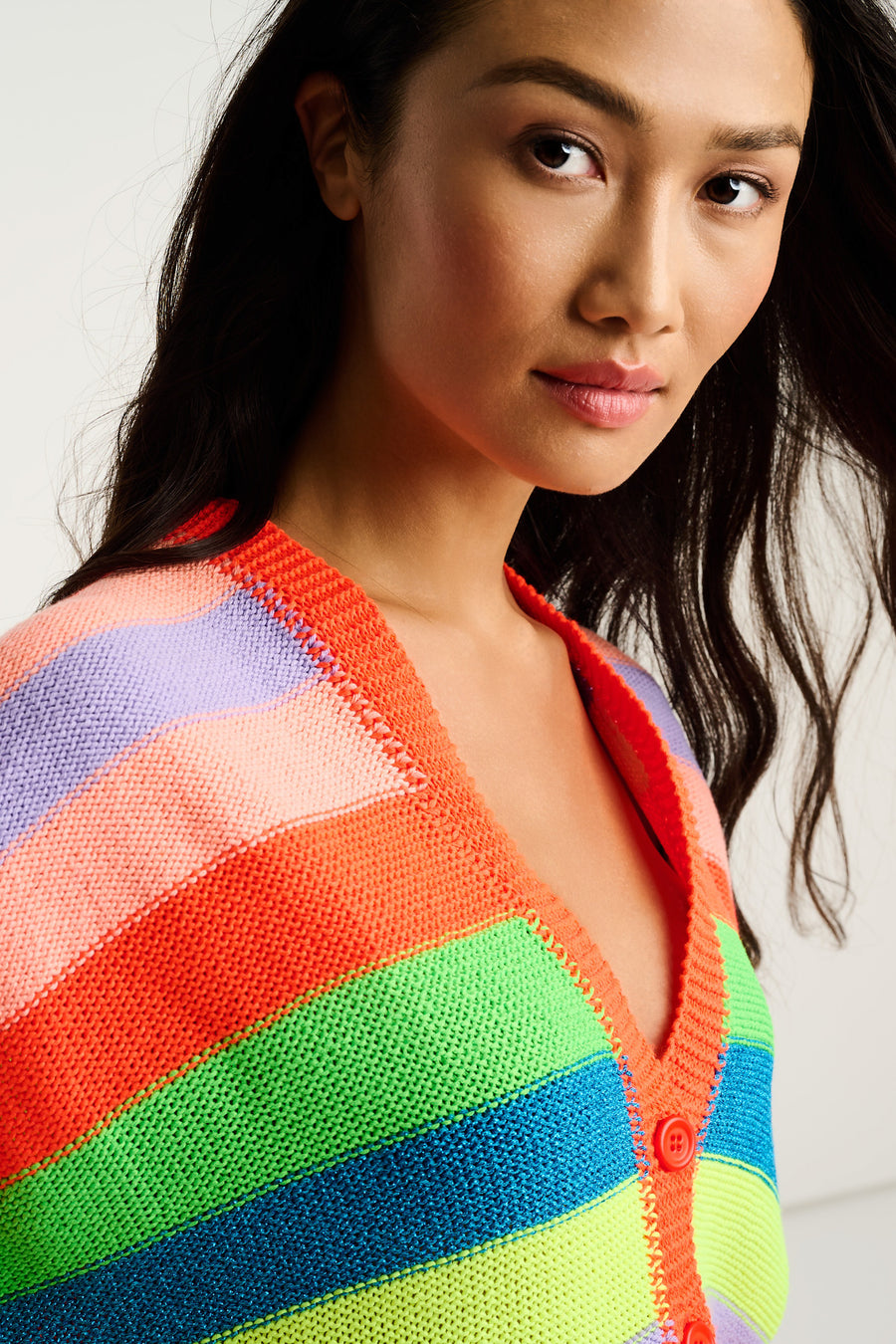 LUMINOSA STRIPED SWEATER - Sweater-LISA TODD