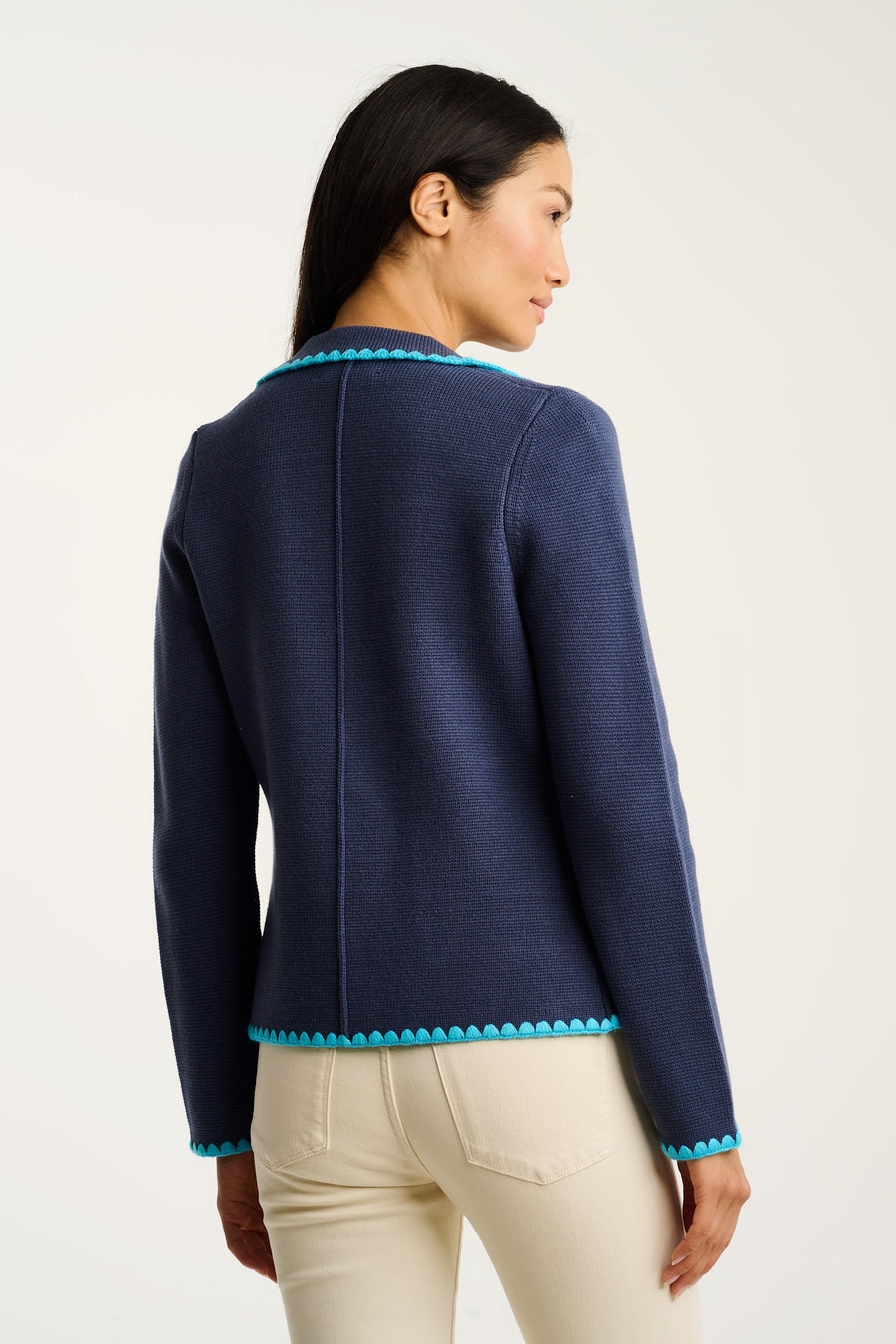 STITCHY MIX BLAZER - Jacket-LISA TODD