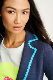 STITCHY MIX BLAZER - Jacket-LISA TODD