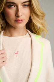 STITCHY MIX BLAZER - Jacket-LISA TODD