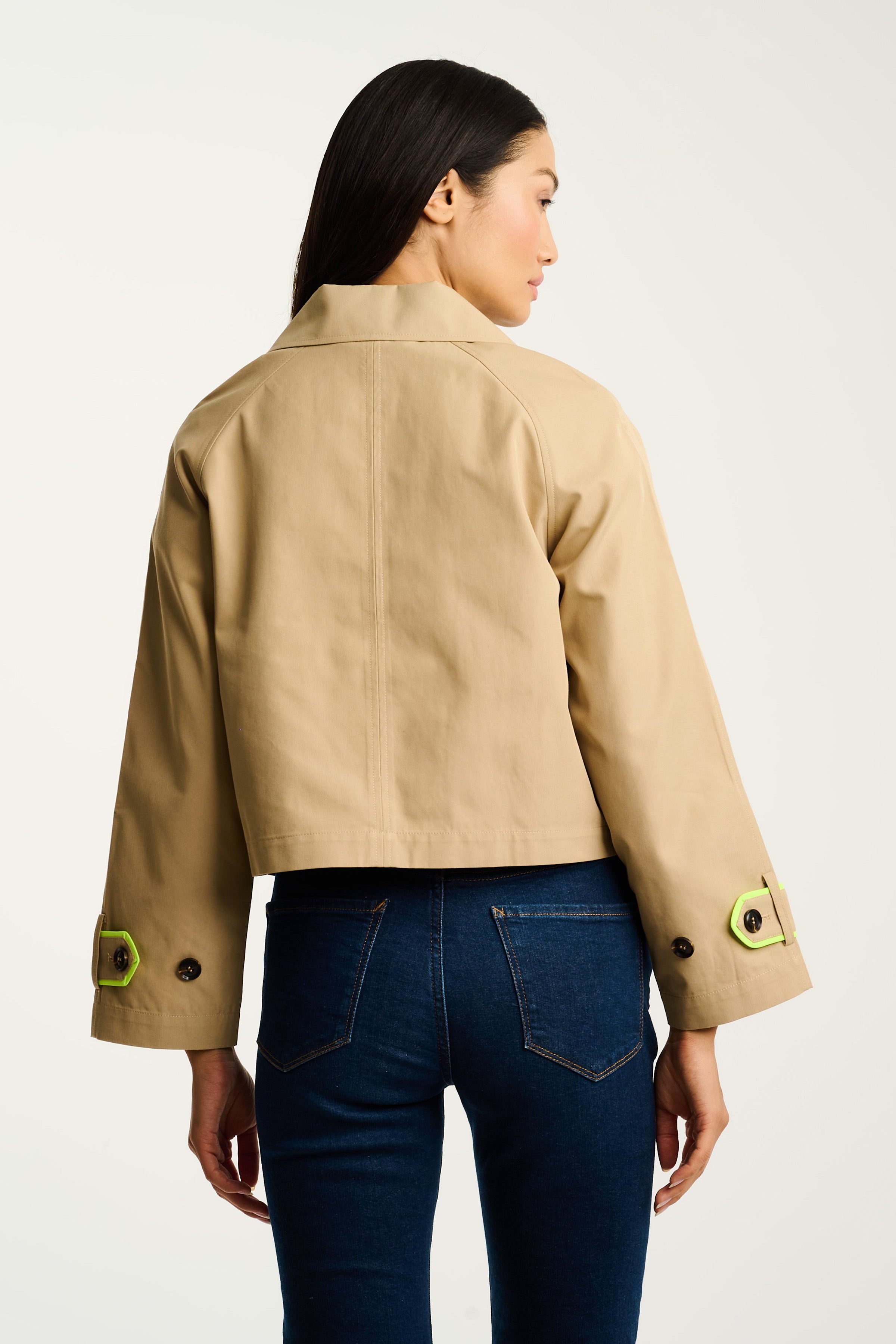 IN TRENCH JACKET – LISA TODD