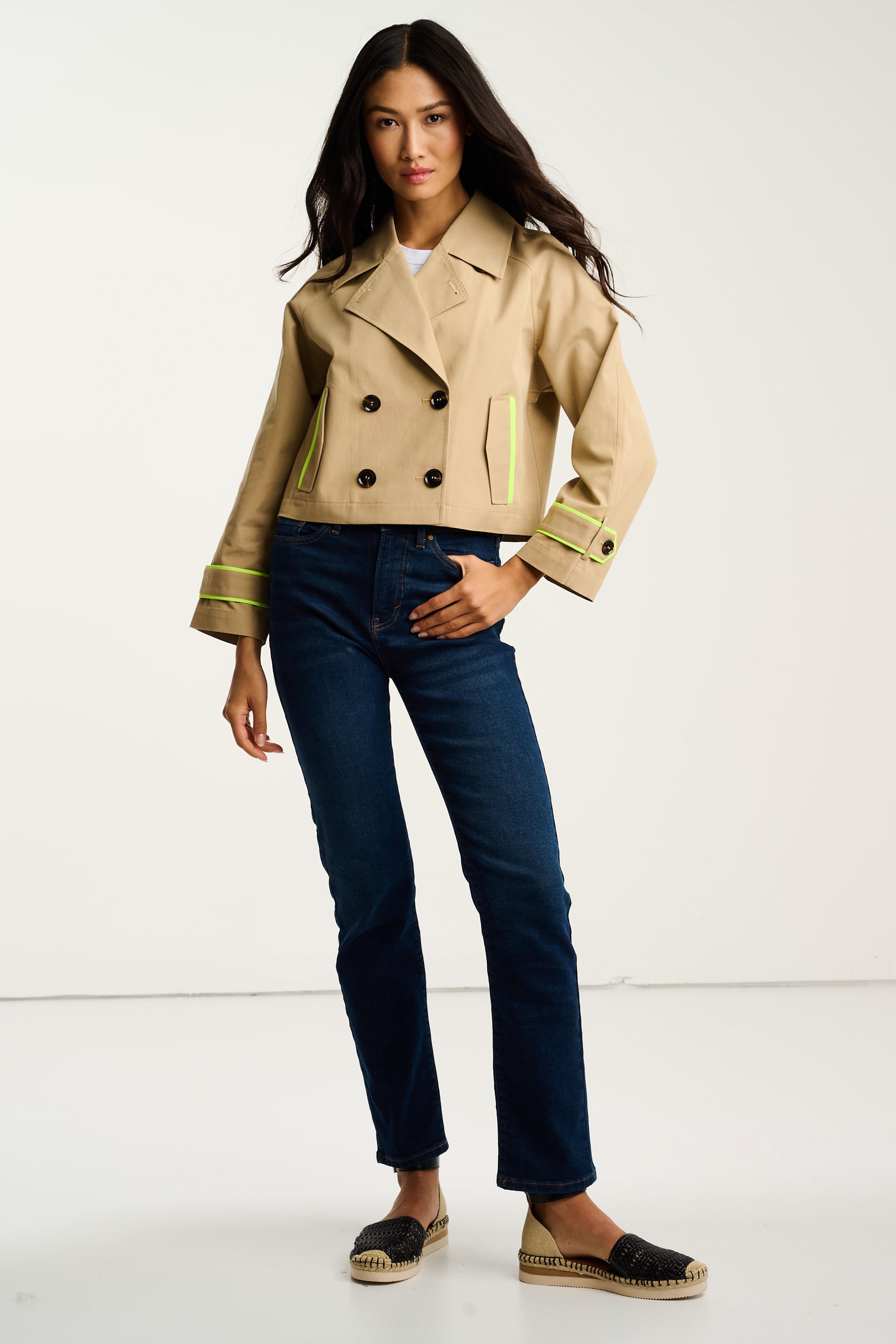 IN TRENCH JACKET – LISA TODD