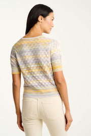 SUN-SATIONAL BUTTON UP - Top-LISA TODD