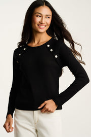 PURE RIB RAGLAN - Top-LISA TODD