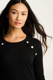 PURE RIB RAGLAN - Top-LISA TODD