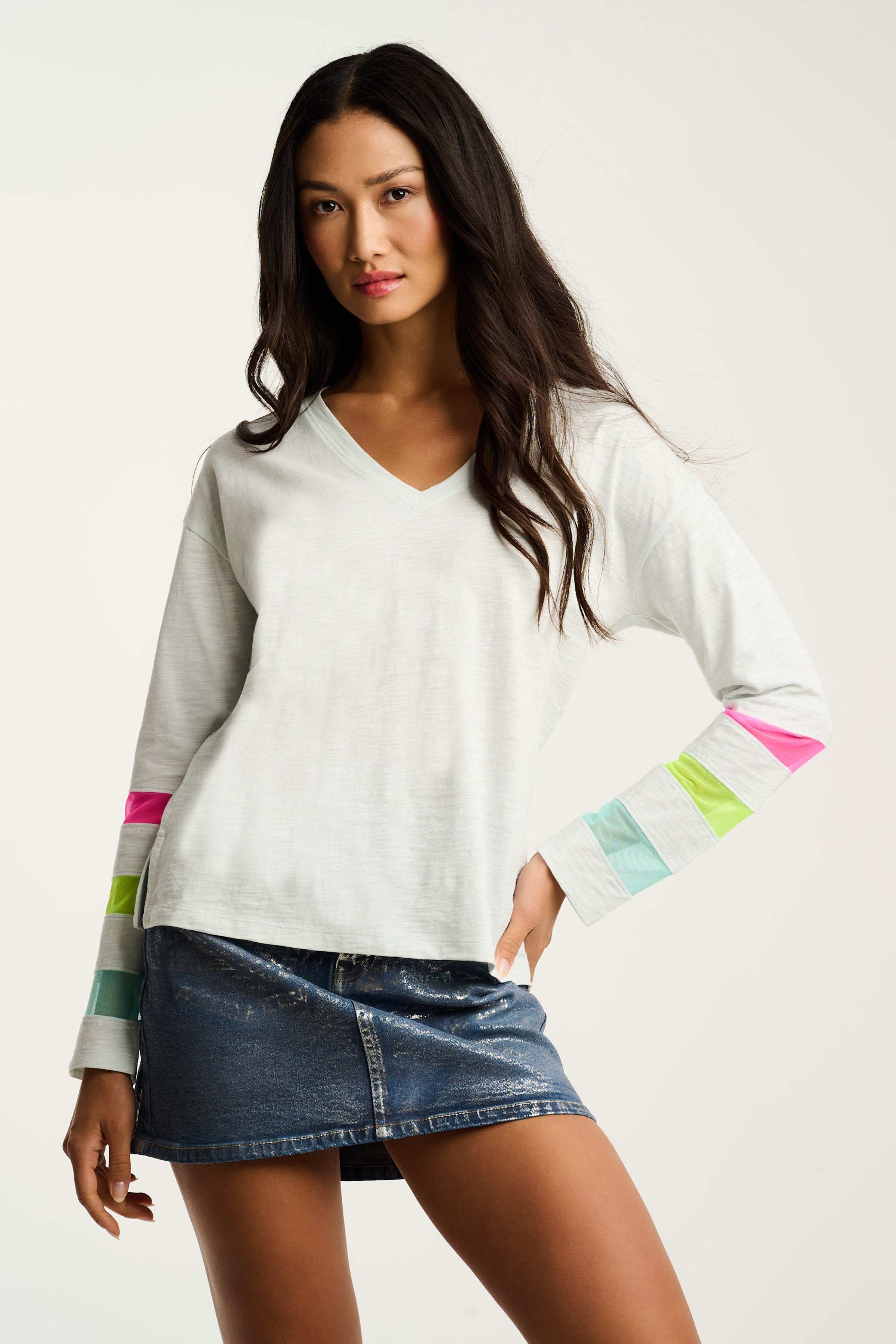 MESH FEST COTTON TEE - Tee-LISA TODD