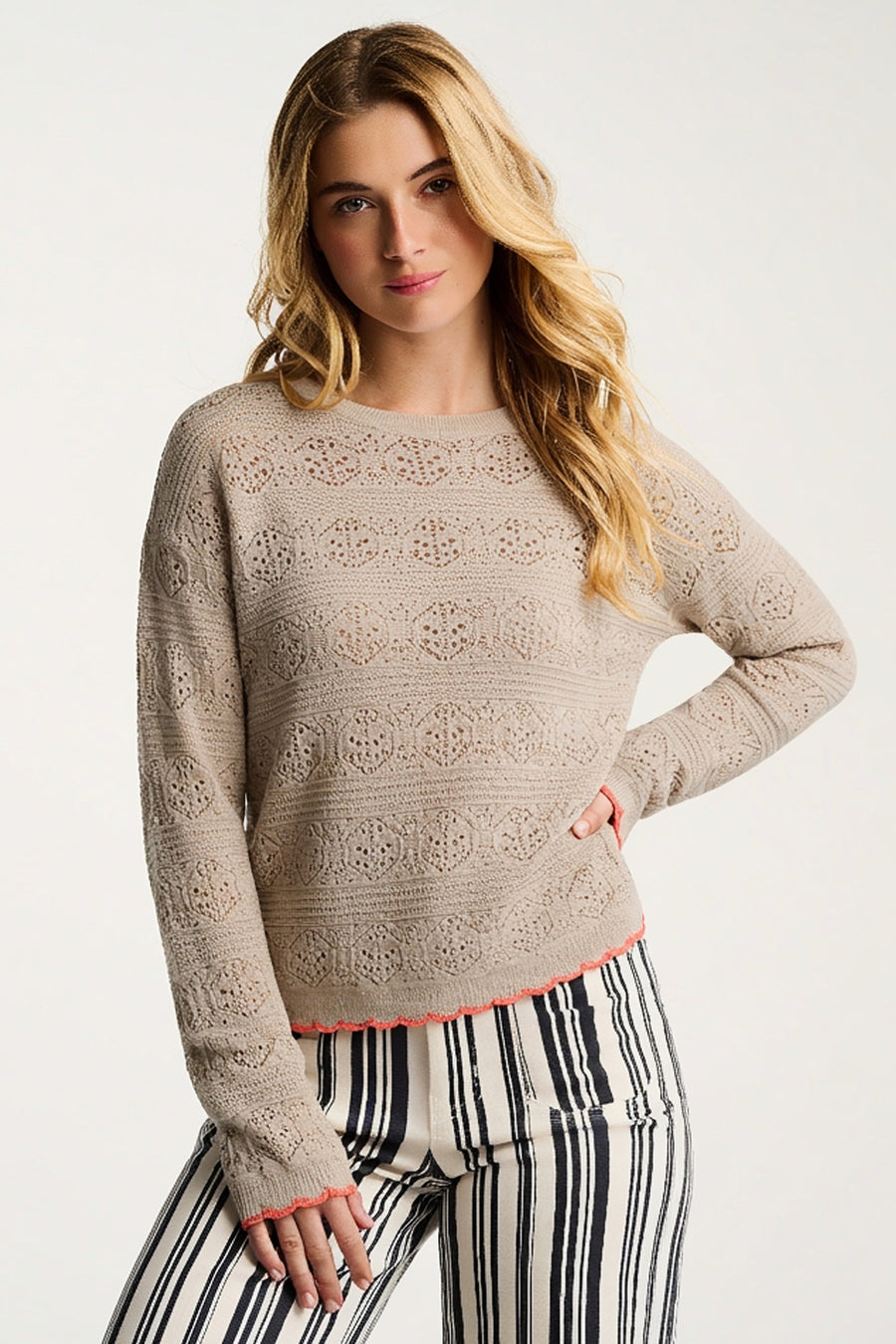 SEASIDE CHIC SWEATER - Sweater-LISA TODD