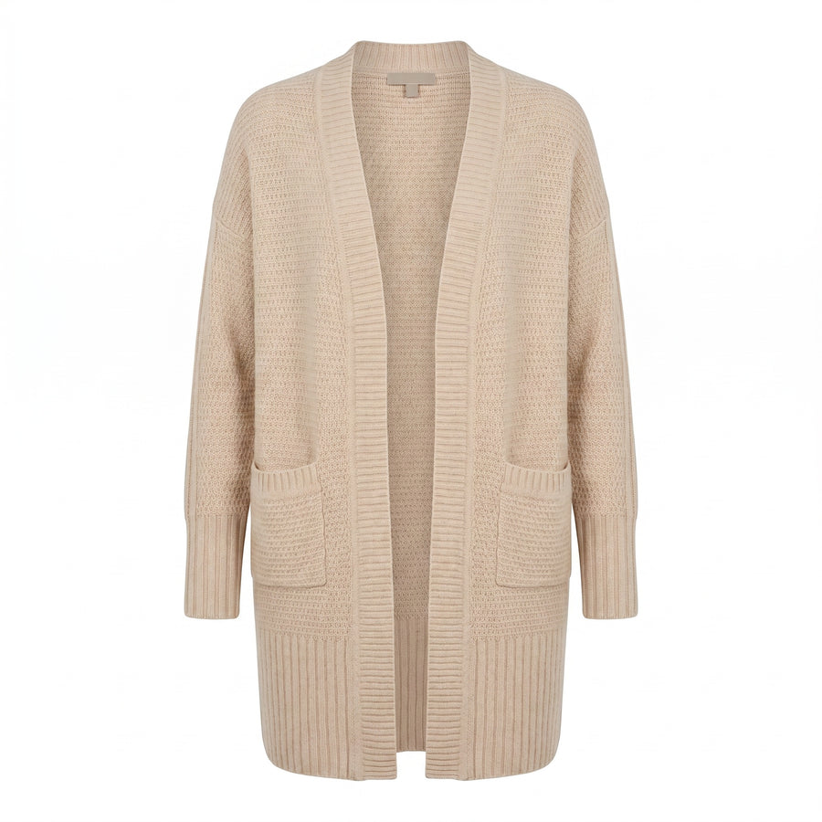 SUBTLE LUXURY PURE CASHMERE CARDI