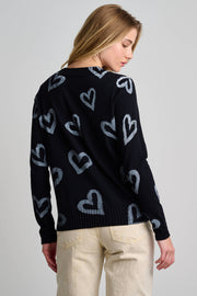 LOVE ZONE COTTON SWEATER - Sweater-LISA TODD