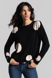 HOT FOR DOTS SWEATER