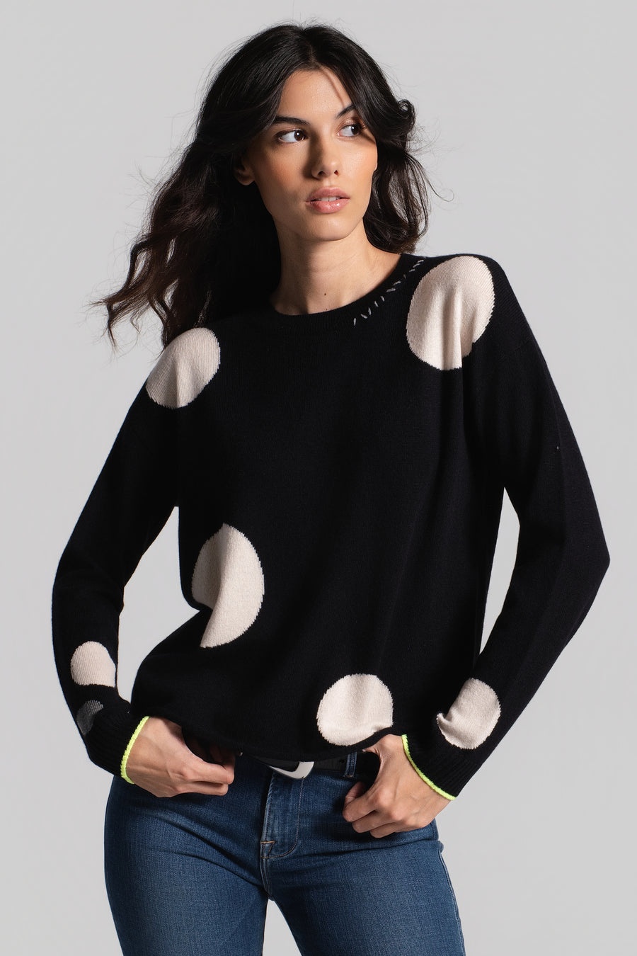 HOT FOR DOTS SWEATER