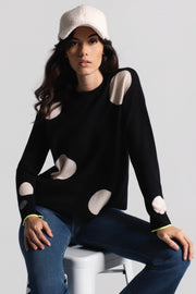 HOT FOR DOTS SWEATER