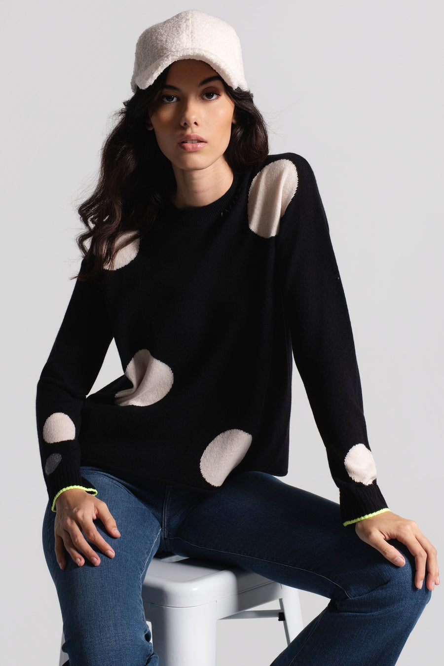 HOT FOR DOTS SWEATER