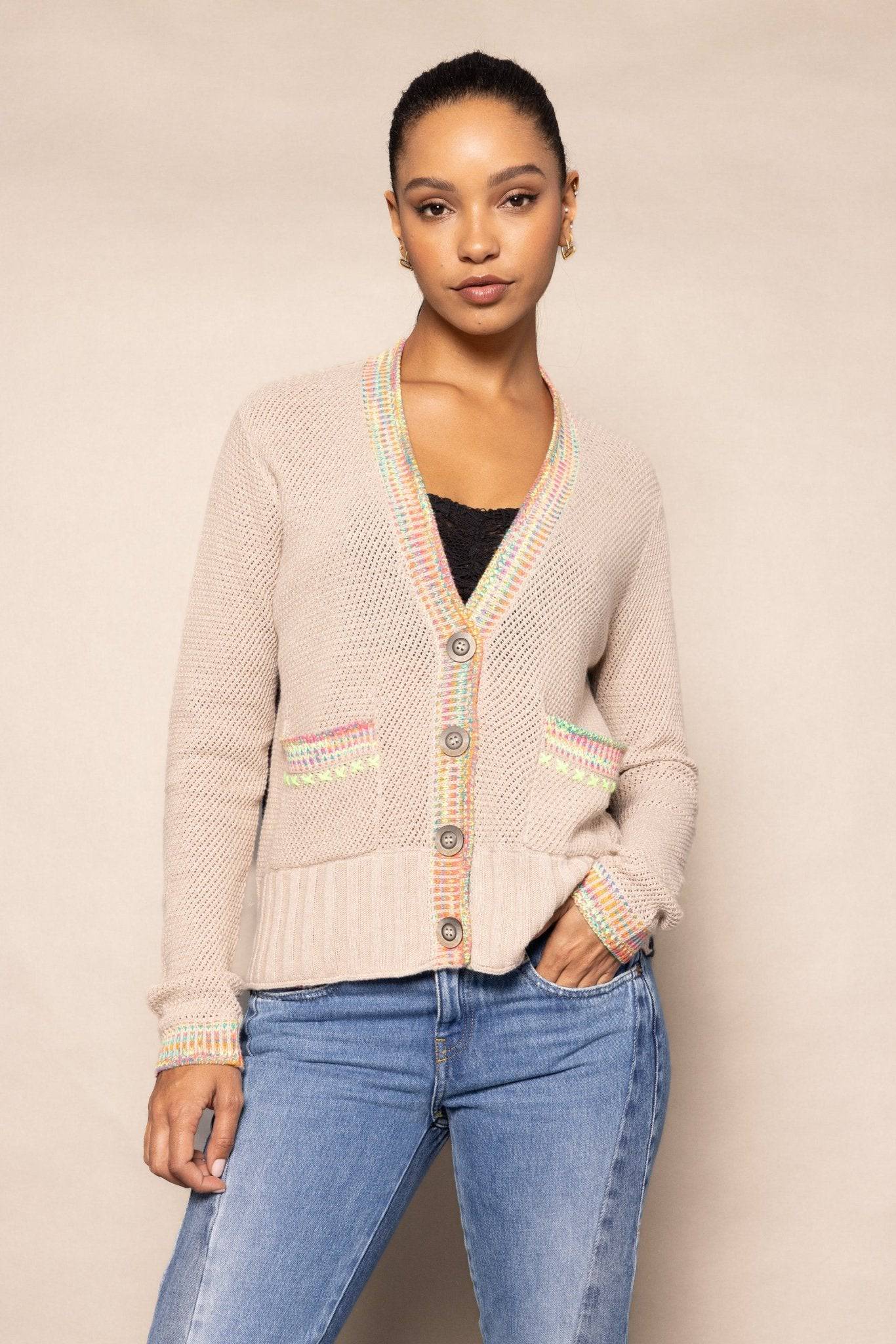 DOUBLE TRACK CARDI - Sweater - LISA TODD