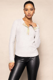 DOUBLE TRACK HENLEY - Sweater - LISA TODD