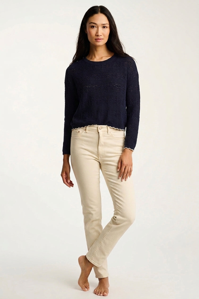SEASIDE CHIC SWEATER - Sweater-LISA TODD