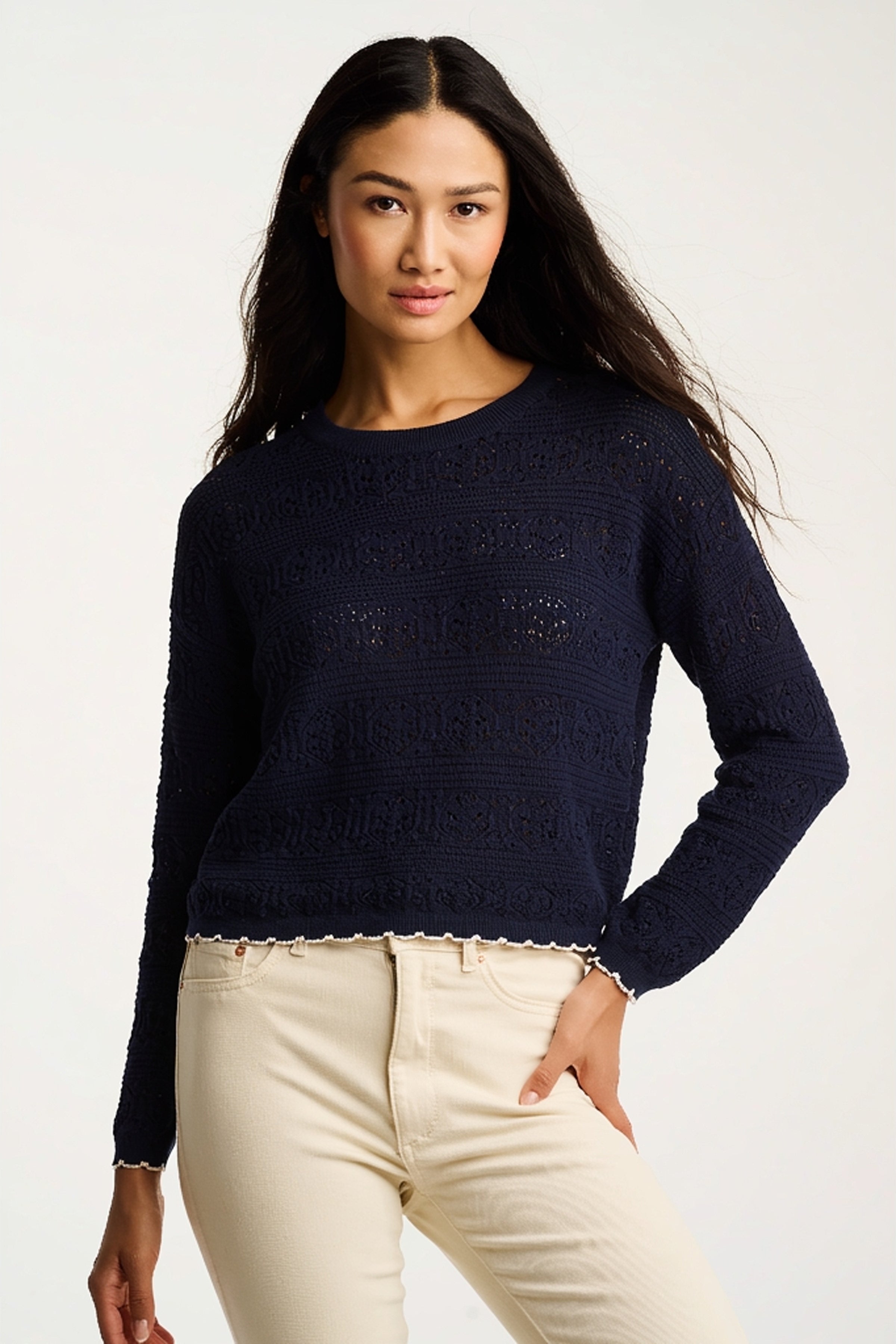 SEASIDE CHIC SWEATER - Sweater-LISA TODD