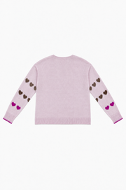 LOVE TRACK COTTON CASHMERE SWEATER