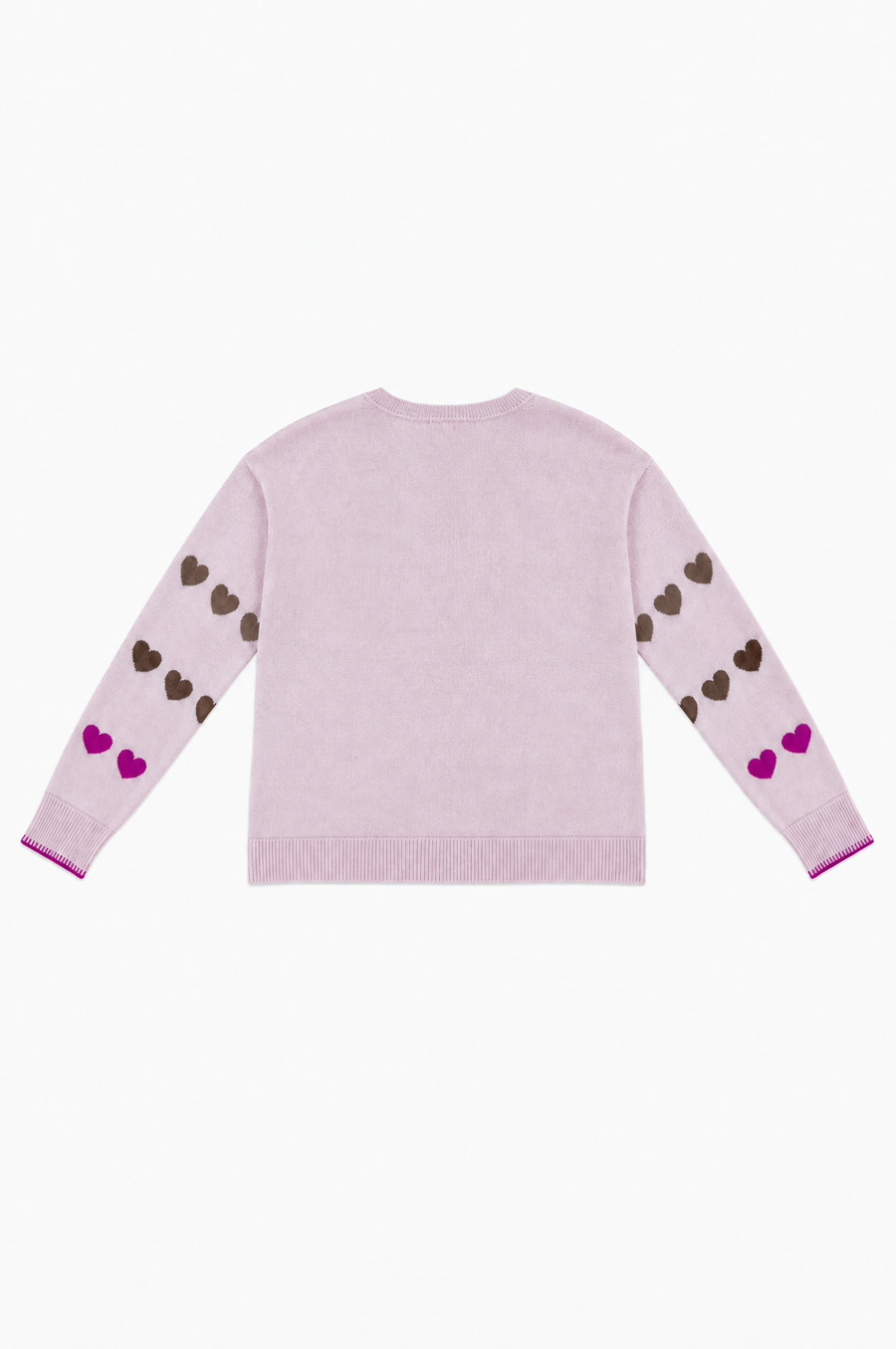 LOVE TRACK COTTON CASHMERE SWEATER
