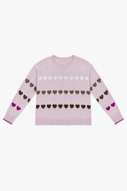 LOVE TRACK COTTON CASHMERE SWEATER
