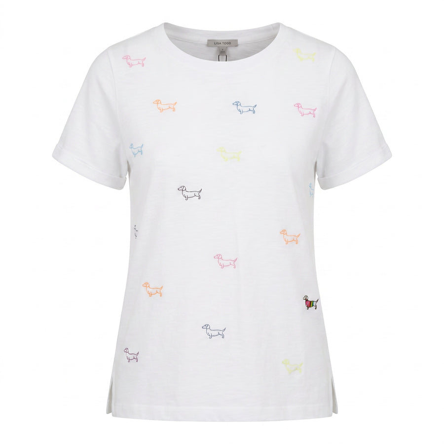 OLIVER DACHSHUND TEE - Tee-LISA TODD