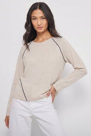 PIPING HOT COTTON TEE - -LISA TODD