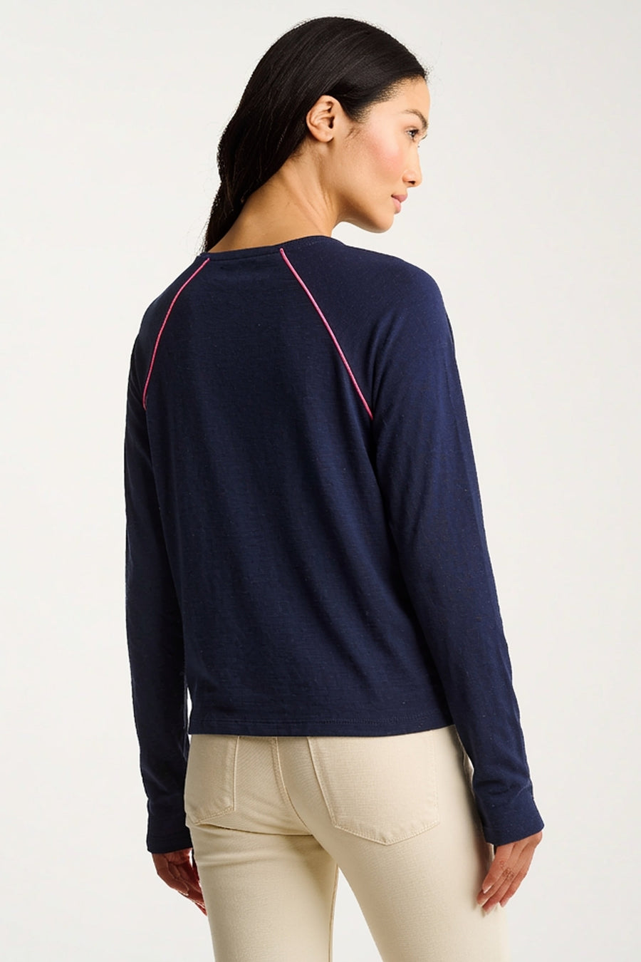 PIPING HOT COTTON TEE - -LISA TODD