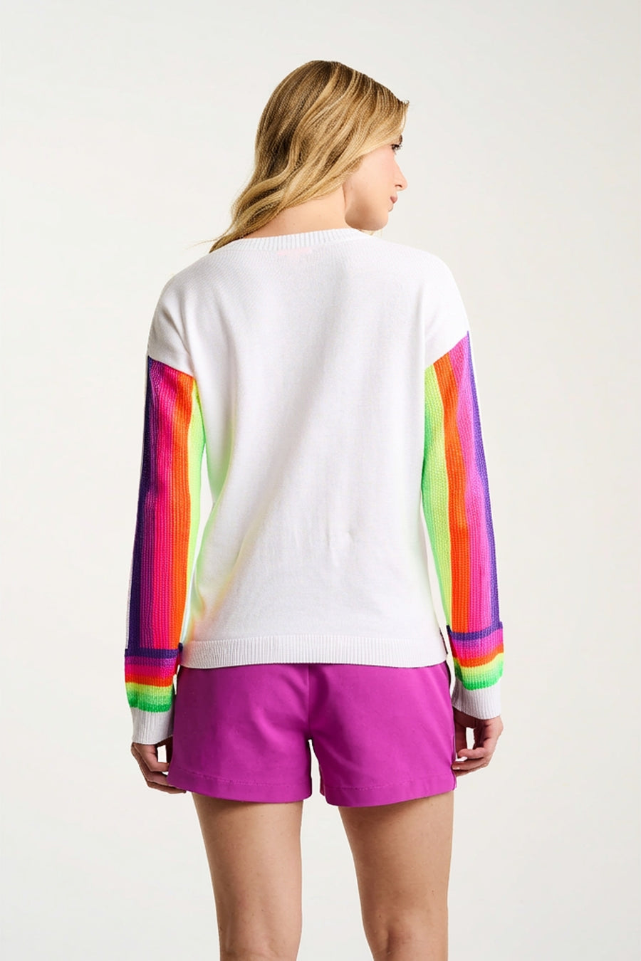 BRITE SIDE COTTON SWEATER - Sweater-LISA TODD
