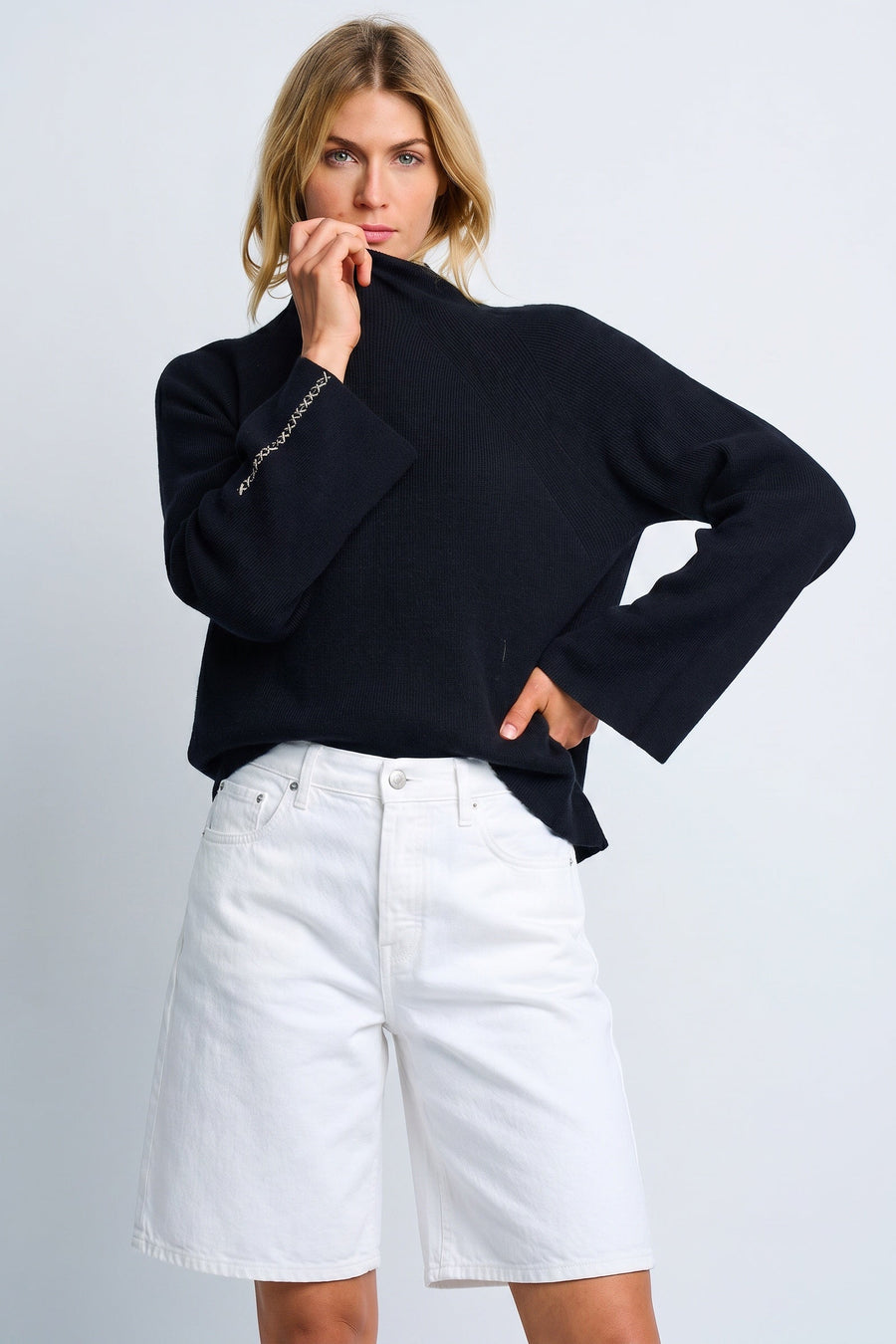 HIGH SOCIETY PURE CASHMERE SWEATER