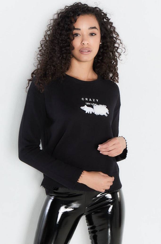 CRAZY LIKE A FOX - Sweater-LISA TODD