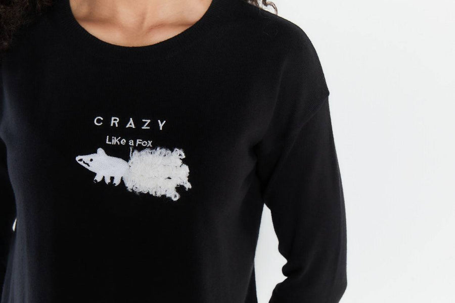 CRAZY LIKE A FOX - Sweater-LISA TODD