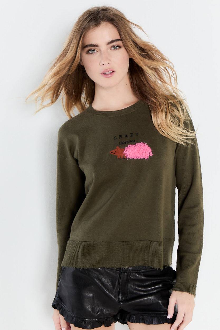 CRAZY LIKE A FOX - Sweater-LISA TODD