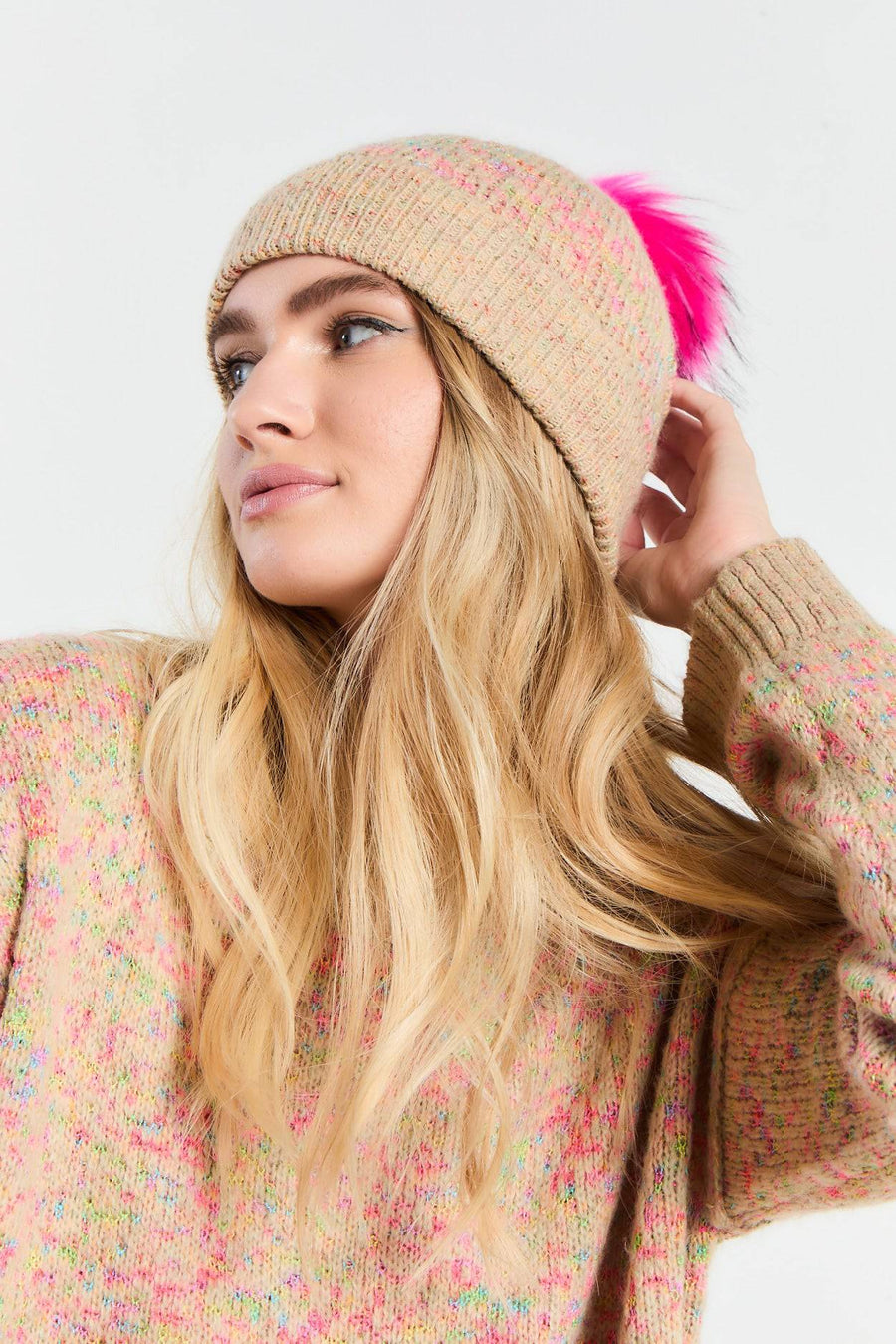 CANDY COATED BEANIE - Sweater-LISA TODD
