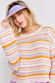 SHORE THING POP OVER - Sweater-LISA TODD