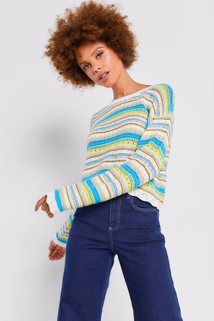 SHORE THING POP OVER - Sweater-LISA TODD
