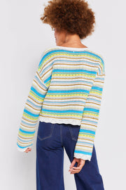 SHORE THING POP OVER - Sweater-LISA TODD